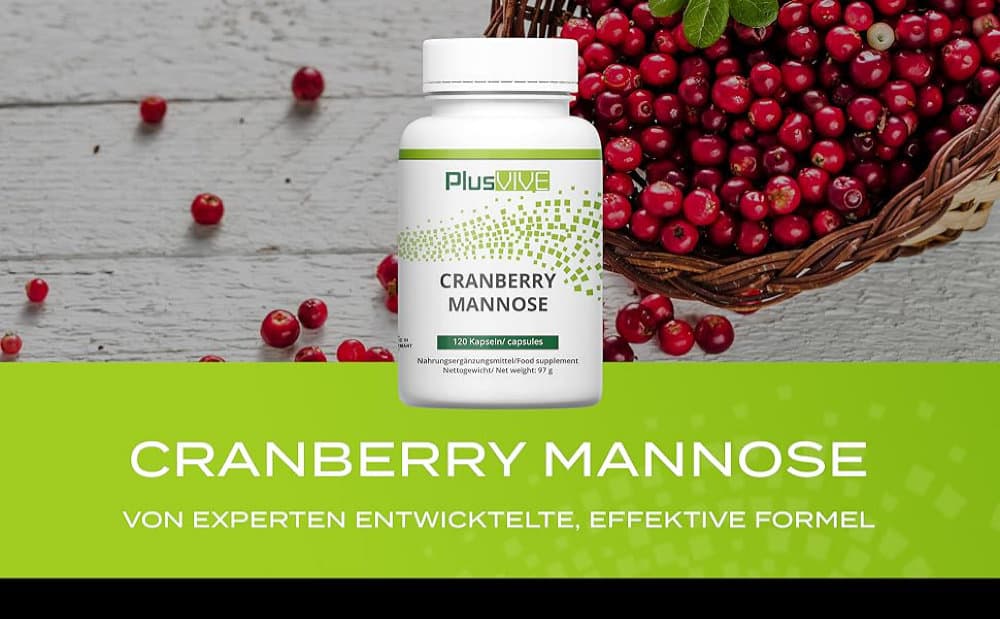 Cranberry Mannose Kapseln mit Vitamin C