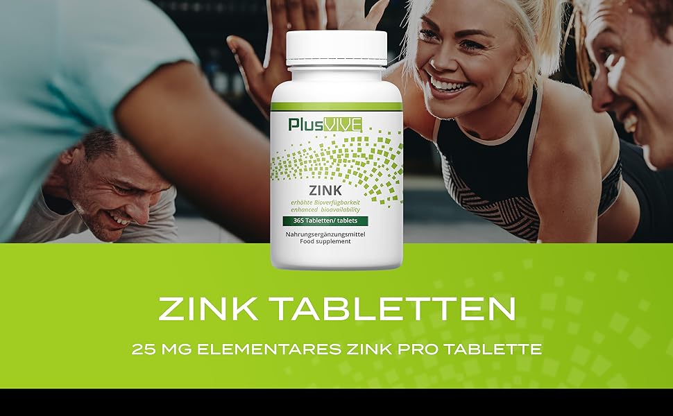 Für Haut, Nägel und Knochen Zink Tabletten