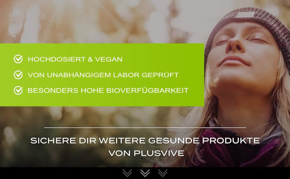 Produktlinie PlusVIVE Nahrungsergänzungmittel